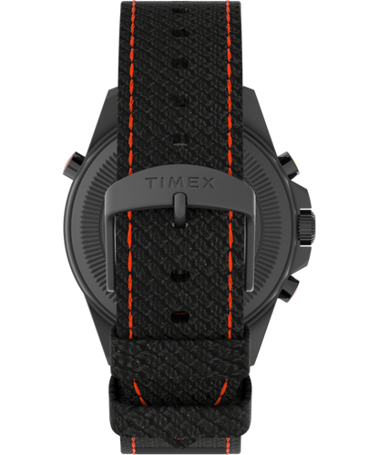 Expedition Tide-Temp-Compass 43mm Eco-Friendly Fabric Strap Watch