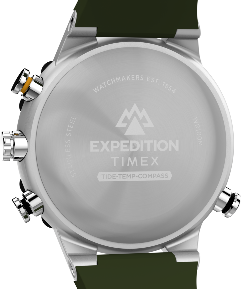 Expedition Tide-Temp-Compass 45mm Silicone Strap Watch
