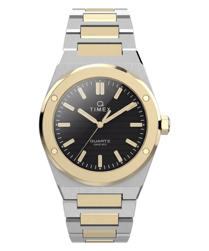Q Timex Marbella 40.5mm Stainless Steel Bracelet Watch