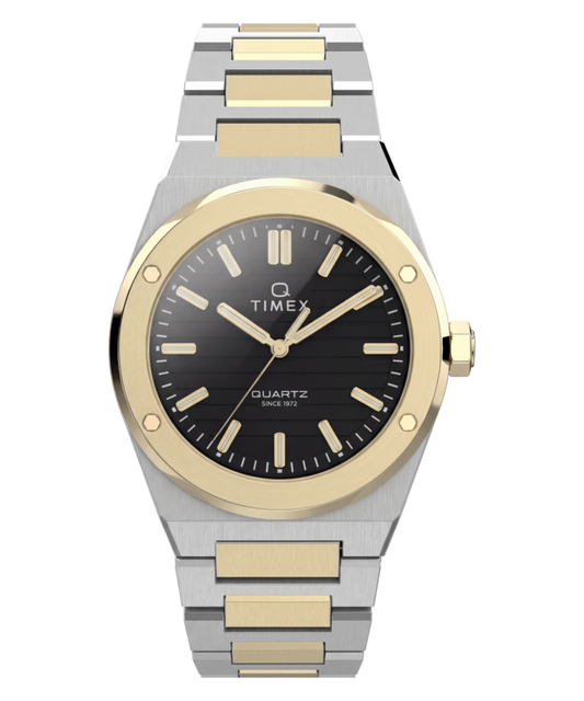 Q Timex Marbella 40.5mm Stainless Steel Bracelet Watch
