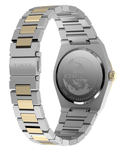 Q Timex Marbella 40.5mm Stainless Steel Bracelet Watch