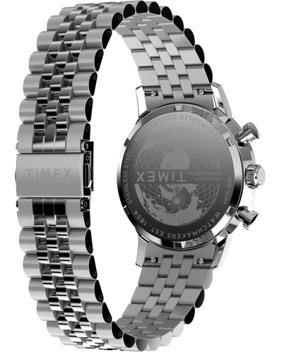 Marlin Quartz Chrono 40mm Stainless Steel Bracelet Watch
