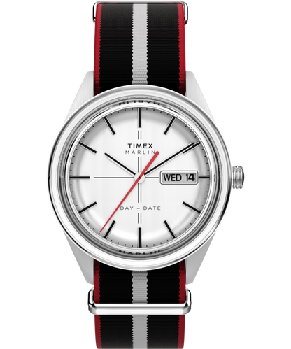 Marlin Jet Quartz 38mm Fabric Strap Watch