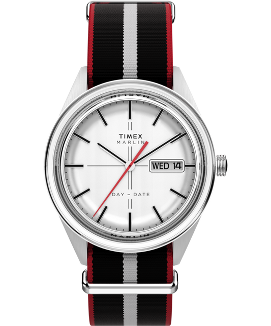 Marlin Jet Quartz 38mm Fabric Strap Watch
