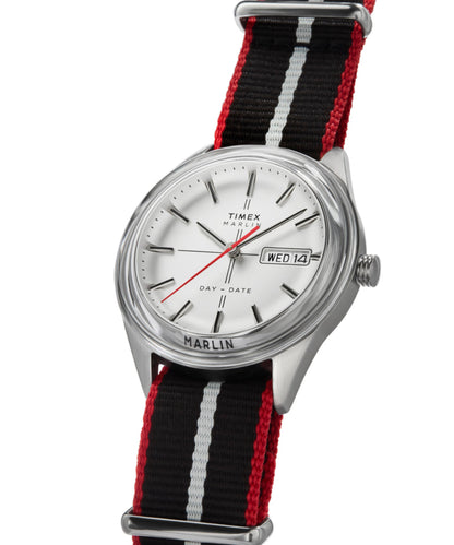 Marlin Jet Quartz 38mm Fabric Strap Watch