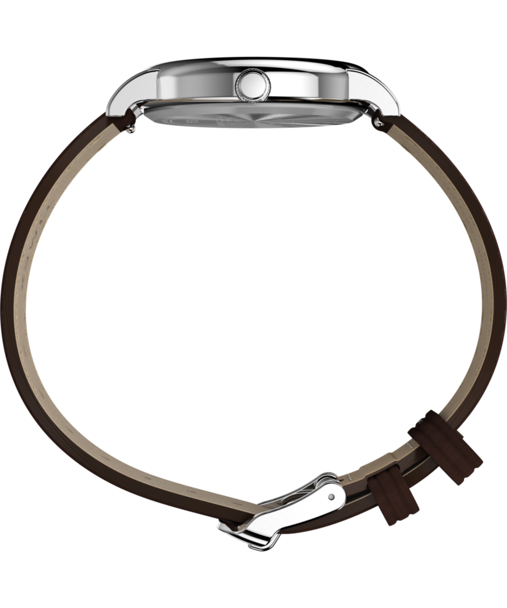 Peanuts x Timex Weekender Baseball 38mm Leather Strap Watch