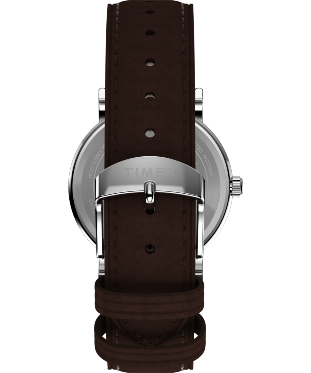 Peanuts x Timex Weekender Baseball 38mm Leather Strap Watch