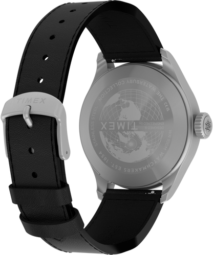 Waterbury Ace 41mm Leather Strap Watch