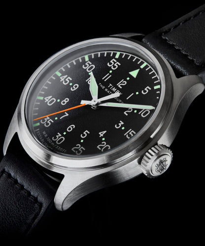 Waterbury Ace 41mm Leather Strap Watch