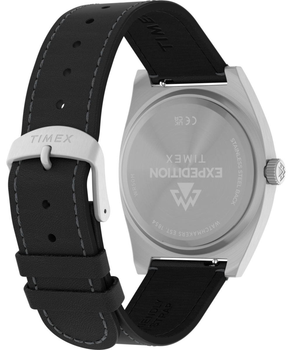 Expedition Capstone 39mm Eco-Friendly Leather Strap Watch