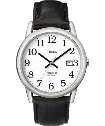 Easy Reader 35mm Leather Strap Watch