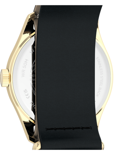Timex Weekender New England 34mm Leather Strap Watch