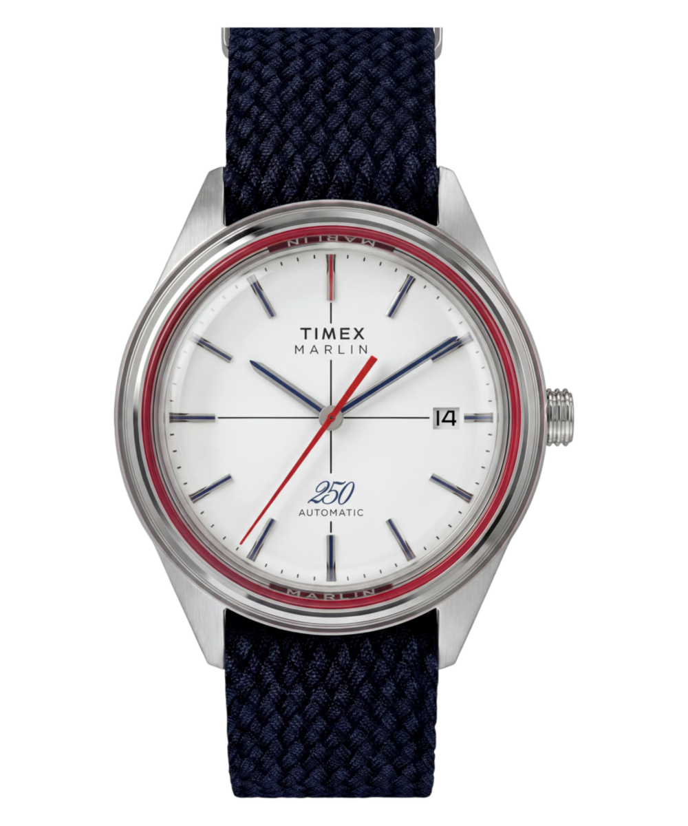 Marlin Jet Automatic America 250 38mm Fabric Strap Watch