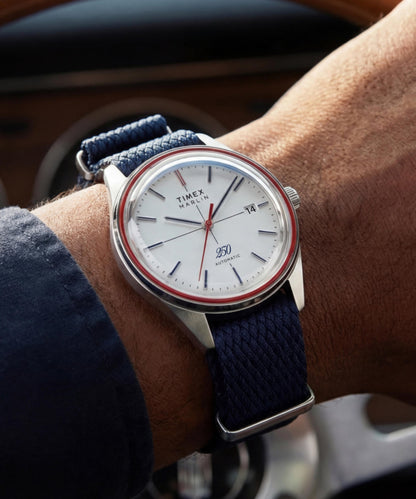 Marlin Jet Automatic America 250 38mm Fabric Strap Watch