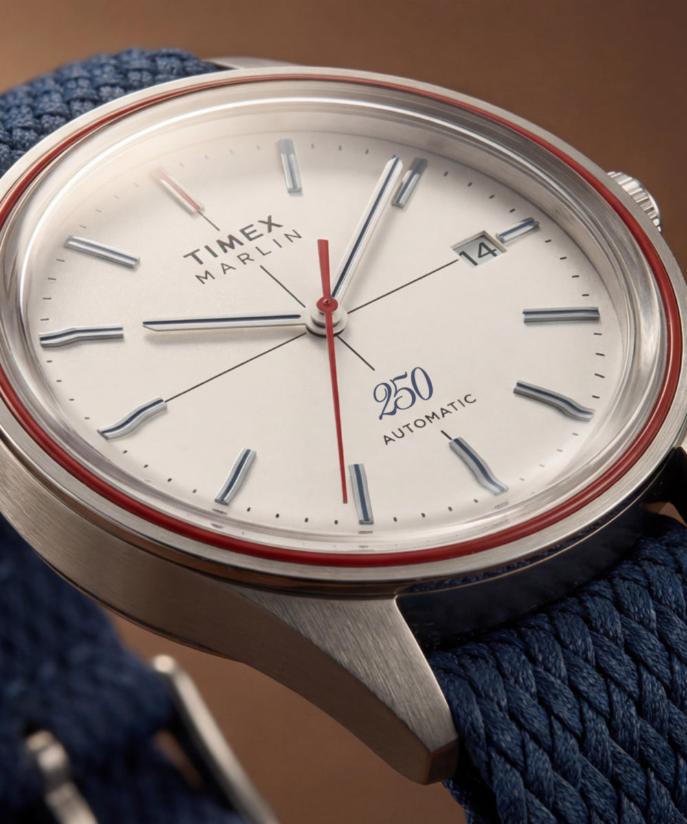 Marlin Jet Automatic America 250 38mm Fabric Strap Watch