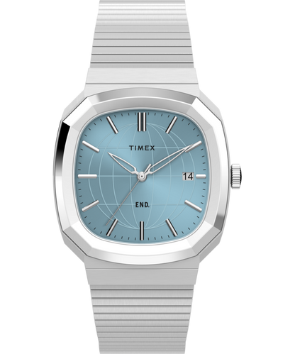 END. x Timex 1981 Reissue Inspired 35mm Stainless Steel Bracelet Watch