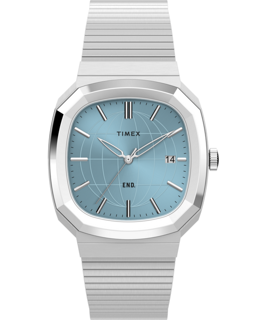 END. x Timex 1981 Reissue Inspired 35mm Stainless Steel Bracelet Watch