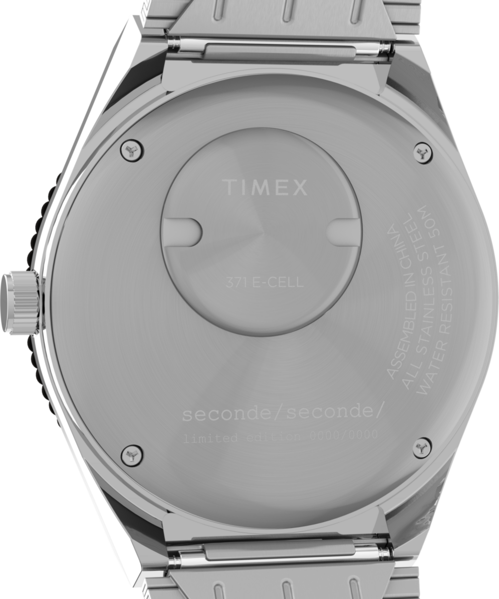 Timex x seconde/seconde/ 38mm Stainless Steel Bracelet Watch