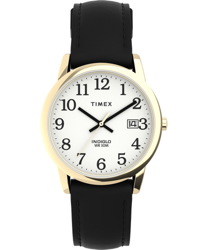 Easy Reader 35mm Leather Strap Watch