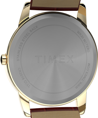 Easy Reader 35mm Leather Strap Watch