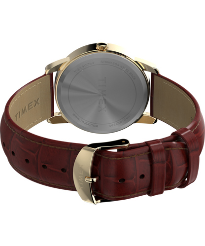 Easy Reader 35mm Leather Strap Watch