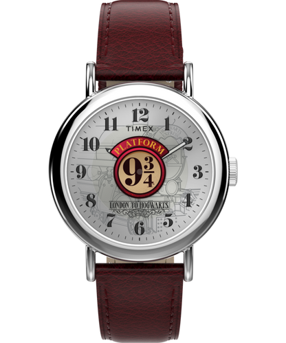 Harry Potter x Timex Weekender Platform 9 3/4 37mm Leather Strap Watch
