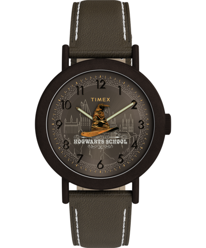 Harry Potter x Timex Weekender Sorting Hat 37mm Leather Strap Watch