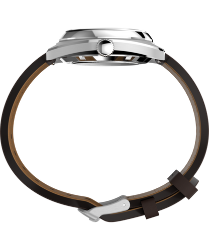 Marlin Draper Automatic 37mm Leather Strap Watch