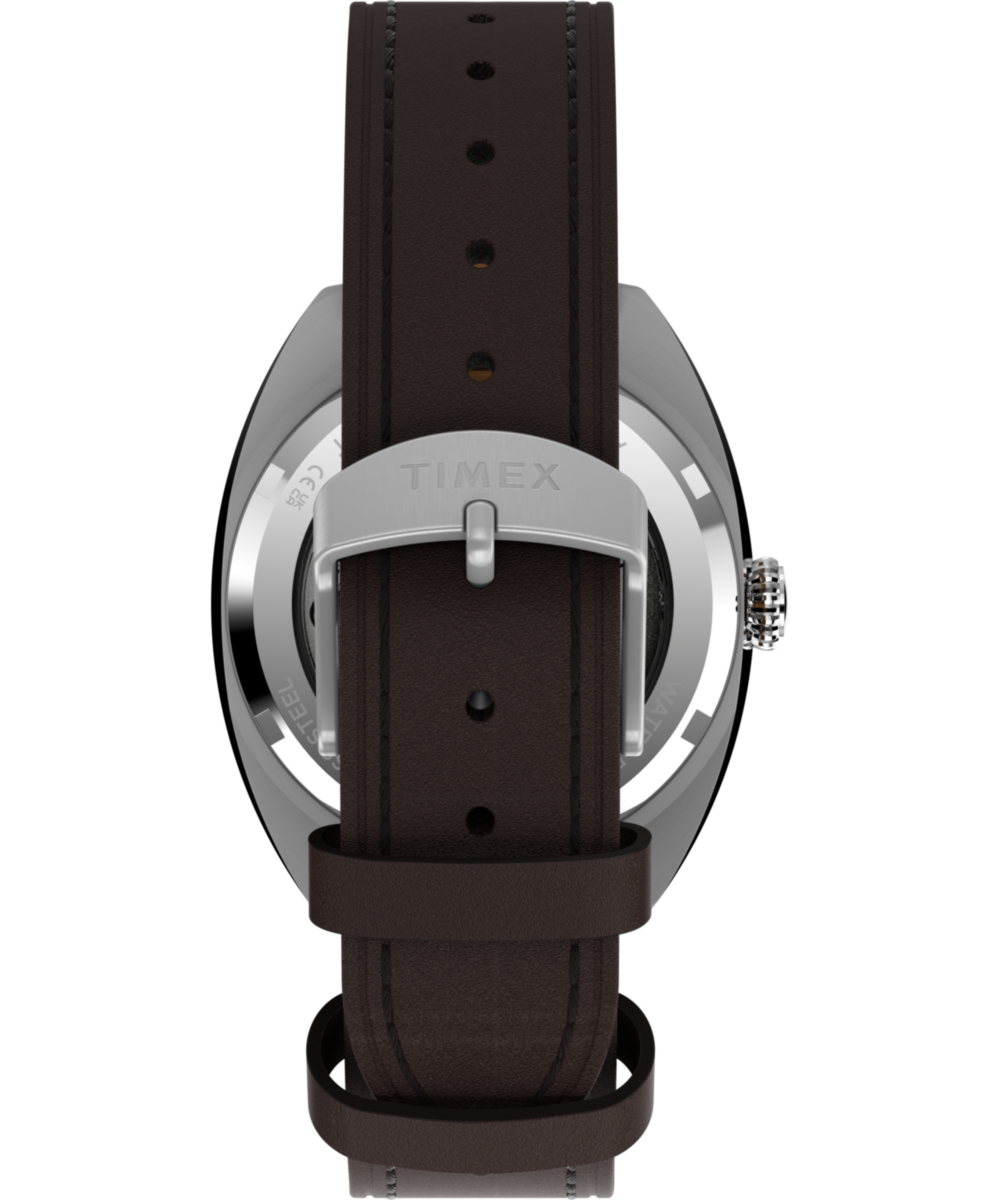 Marlin Draper Automatic 37mm Leather Strap Watch