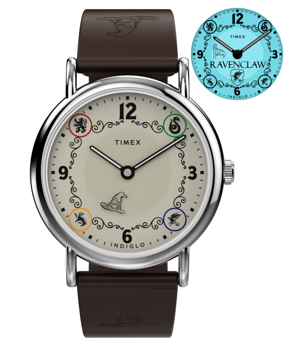 Harry Potter x Timex Weekender Ravenclaw House 38mm Leather Strap Watc