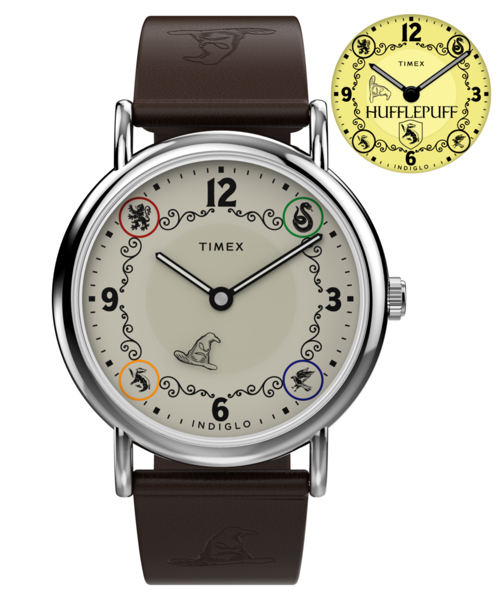 Harry Potter x Timex Weekender Hufflepuff House 38mm Leather Strap Wat