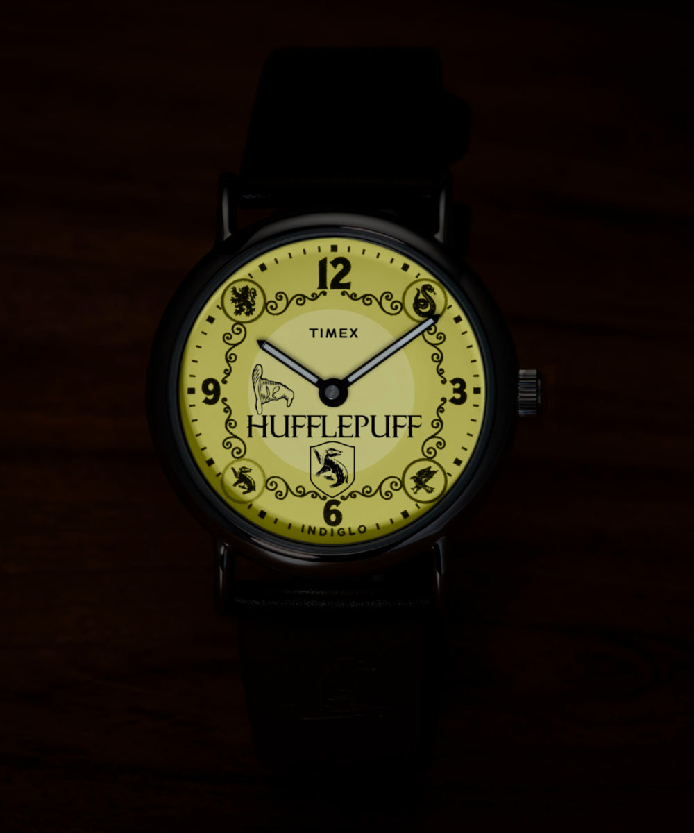 Harry Potter x Timex Weekender Hufflepuff House 38mm Leather Strap Wat