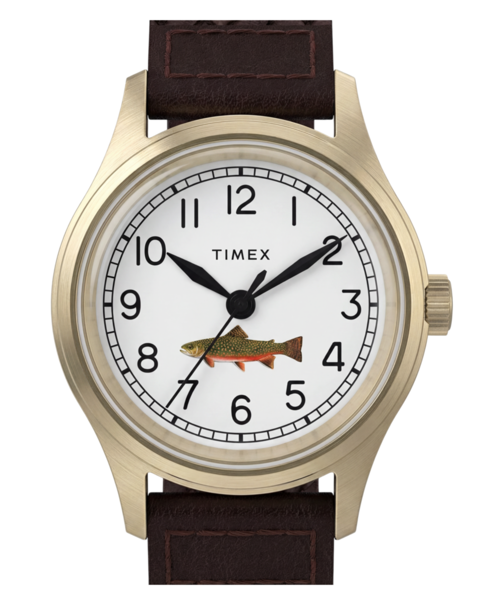 Timex MK1 for J.Crew 36mm Leather Strap Watch