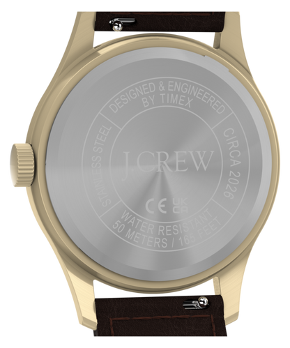 Timex MK1 for J.Crew 36mm Leather Strap Watch